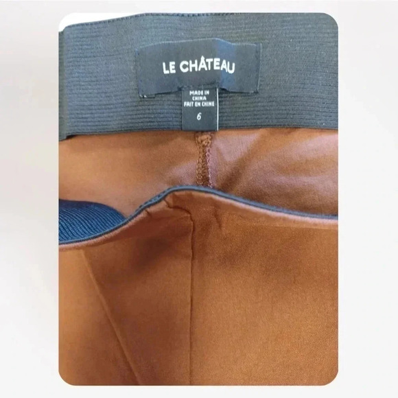 Le Chateau Brown Dress Pants Trousers Size 6 - Picture 8 of 8